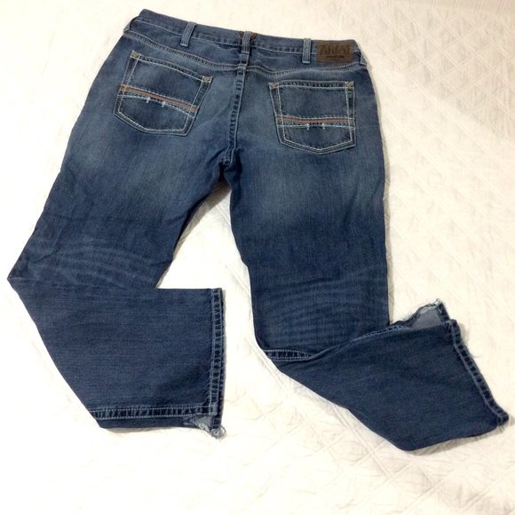 Ariat Denim M4 Low Rise Bootcut Jeans Medium Wash Size 40 x 32 - Picture 3 of 4
